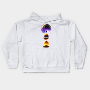 Time suspended in space Kids Hoodie